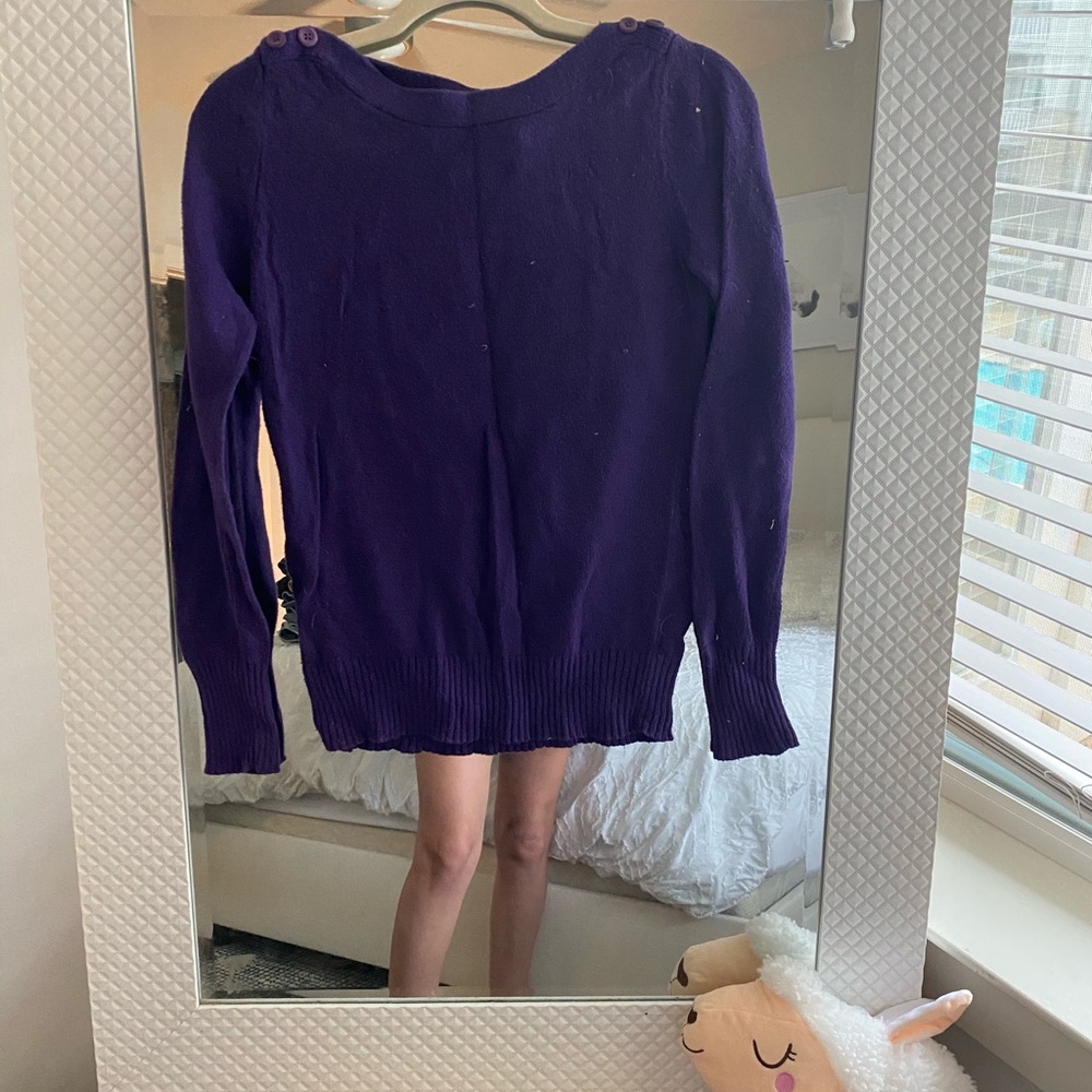 Sz Small old navy sweater purple, worn